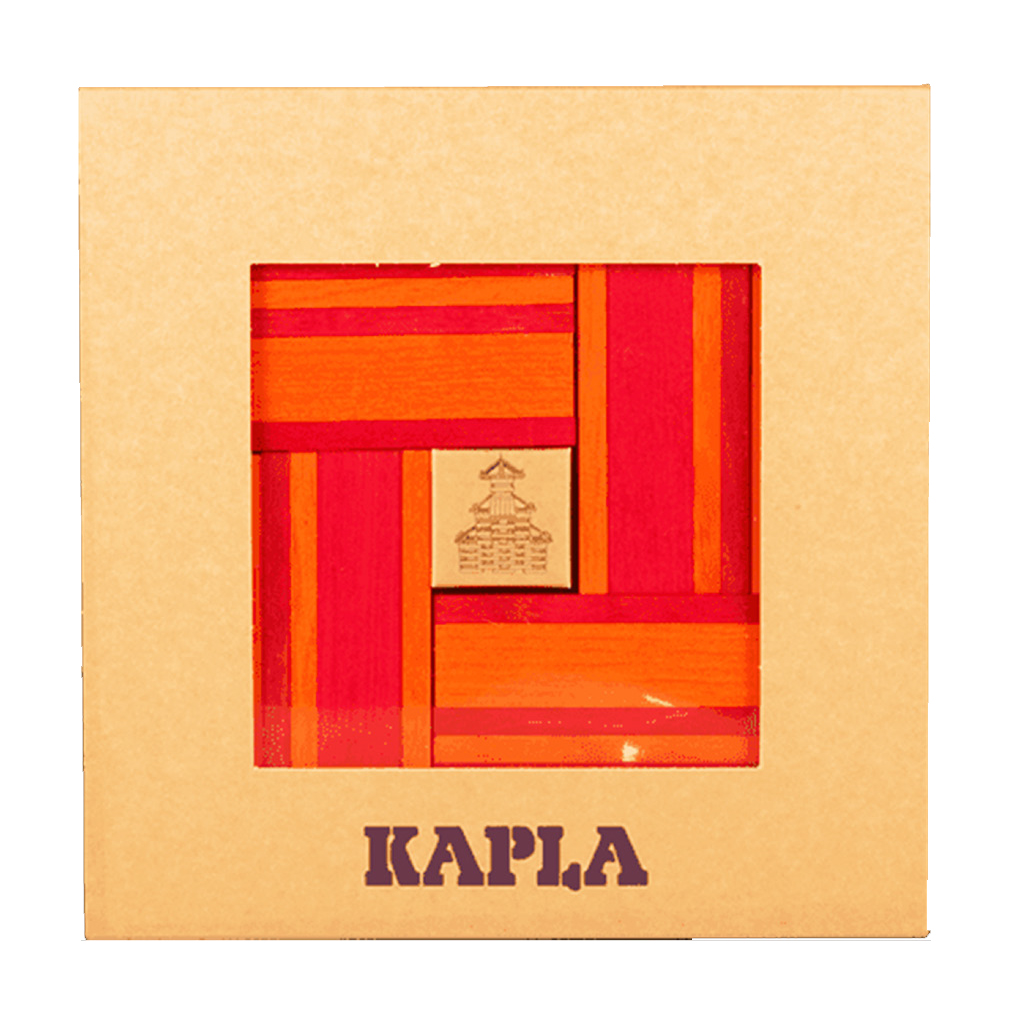 K40 R-O-22 - KAPLA SETS 2 COLOURS 40 PCS